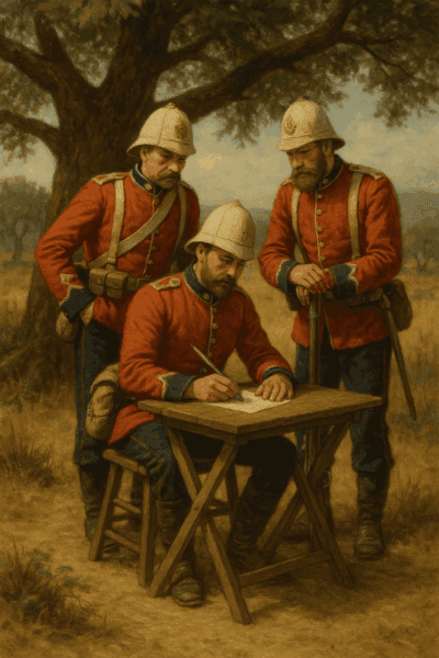 The unlocated Zulu Army and the observations of Lt Chard.